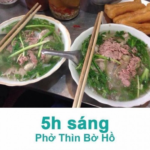 21 quán phở 24h ngon nức tiếng ở hà nội