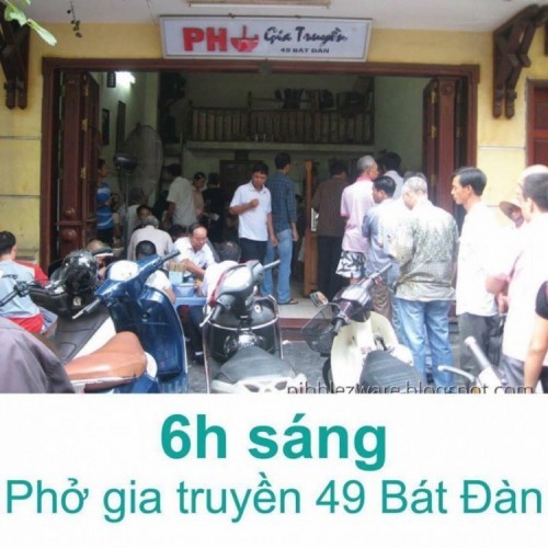 21 quán phở 24h ngon nức tiếng ở hà nội