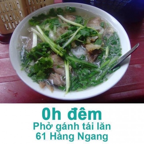 21 quán phở 24h ngon nức tiếng ở hà nội