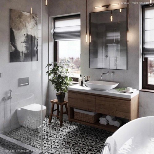 7 mẫu thiết kế nhà tắm đẹp theo phong cách hiện đại