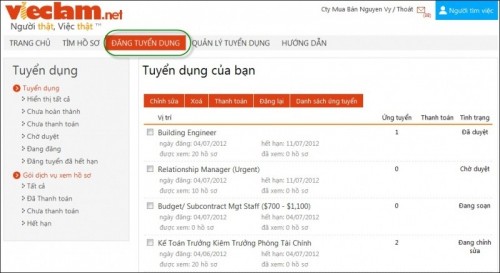 11 trang web tuyển dụng uy tín nhất việt nam