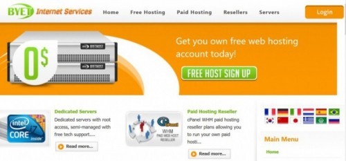 10 trang web cung cấp hosting miễn phí tốt nhất hiện nay