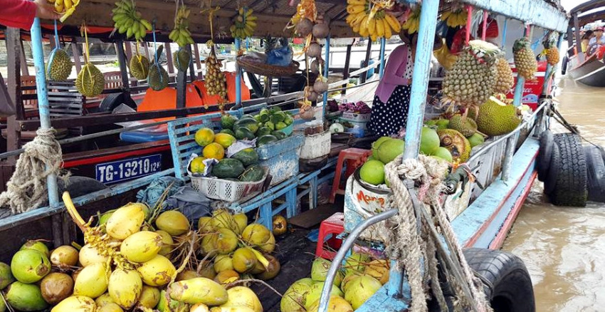 “ăn ngập trái cây” ở 5 chợ nổi miền tây độc nhất việt nam