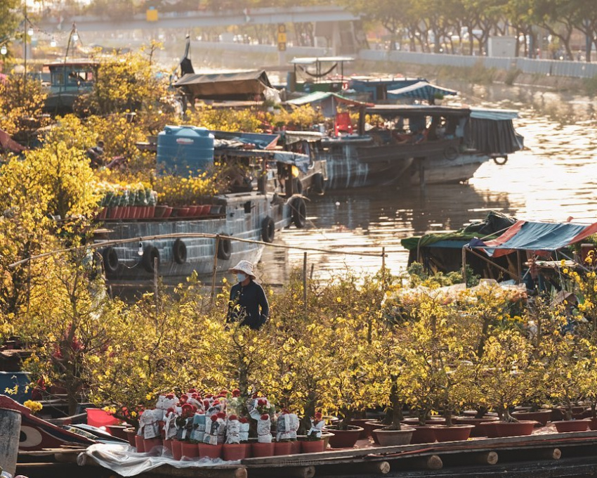 “Lên đồ” check-in 10 khu chợ hoa Sài Gòn rực rỡ nhất