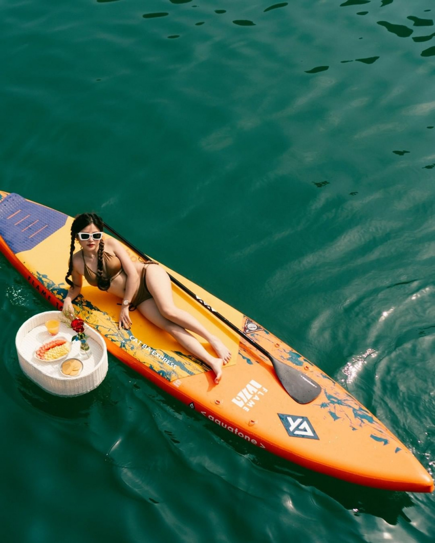 cát bà, review kinh nghiệm chèo thuyền kayak vịnh lan hạ cho ai đi lần đầu