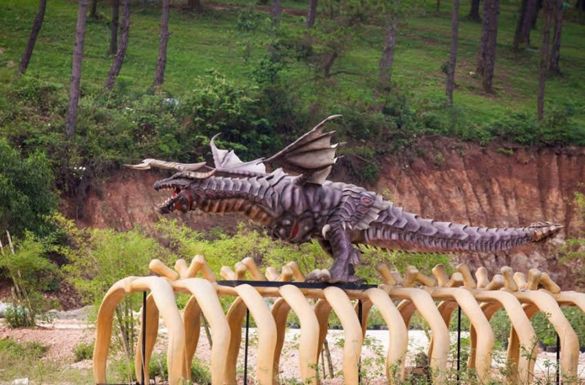 phượt quảng ninh, công viên tuần châu: “thế giới khủng long thu nhỏ” ở miền bắc