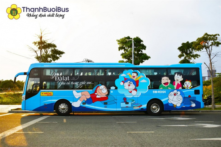 ăn chơi đà lạt, phượt đà lạt, xe bus doraemon thành bưởi: đi đà lạt “nhanh như bay”