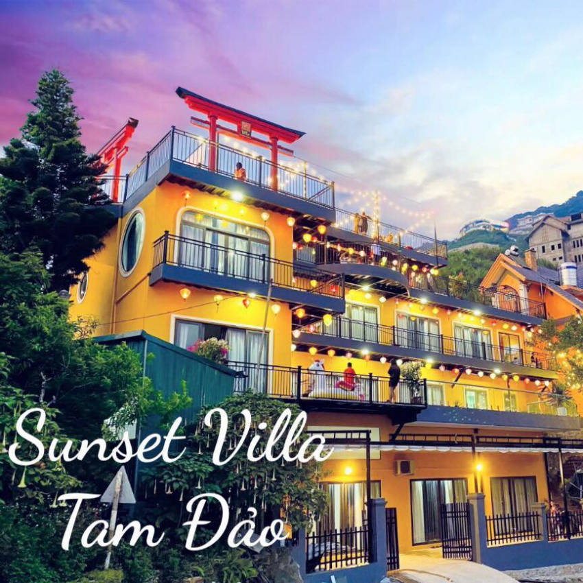 Sunset Villa Tam Đảo – Điểm ngắm hoàng hôn đẹp nhất chốn sương mây