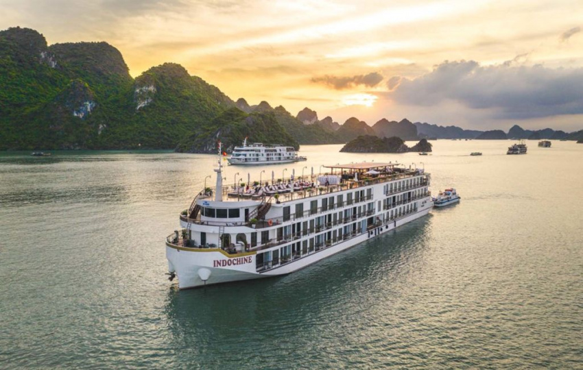 Review du thuyền Indochine Cruises cực sang trọng trị giá triệu đô