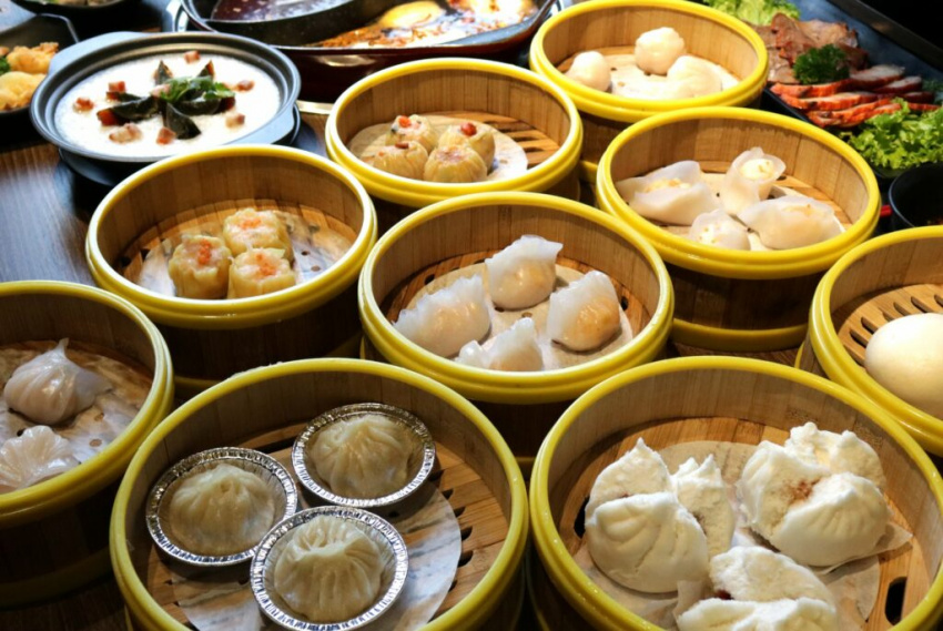nhà hàng fenghuang: review buffet dimsum và lẩu trung hoa