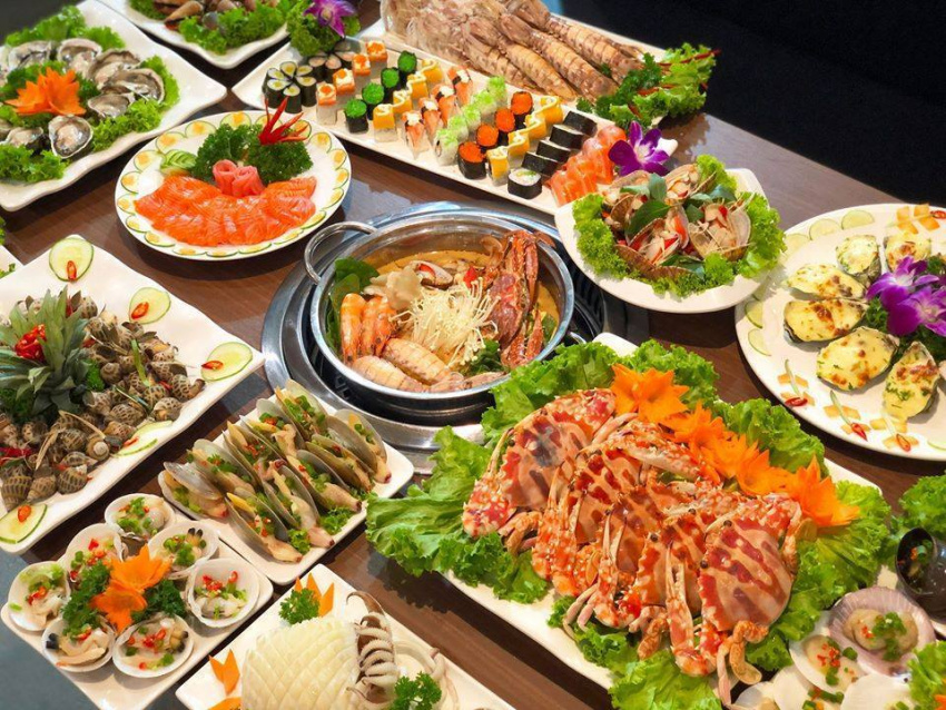 buffet hải sản nguyễn chí thanh chef dzung có gì hấp dẫn?