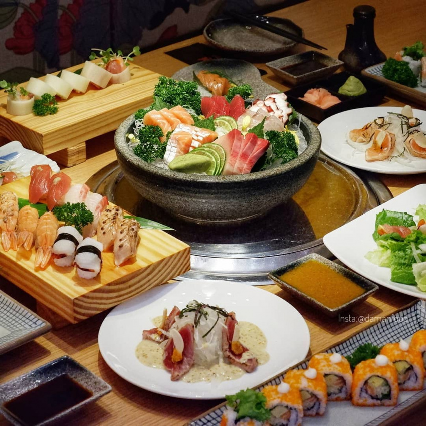 Isushi Cao Thắng: Thiên đường món Nhật với hơn 100 món ăn hấp dẫn