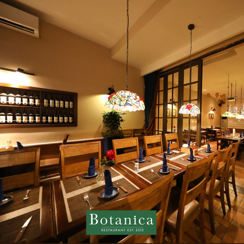 nhà hàng botanica: thiên đường món âu giữa lòng hà nội