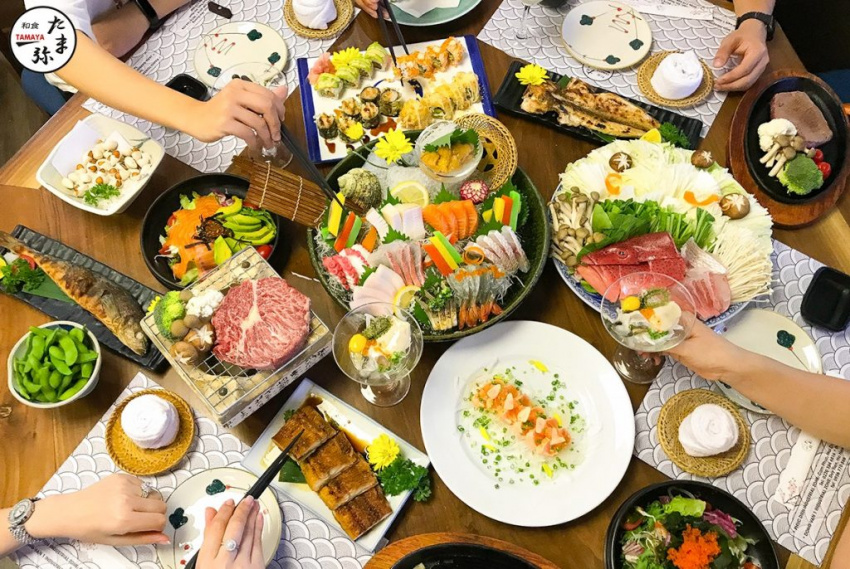 review 5 quán buffet sushi hà nội nức tiếng ngon chuẩn vị nhật bản 