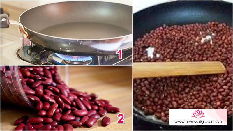 các loại đậu, công thức nấu ăn, đậu đỏ, cách làm bột đậu đỏ nguyên chất tại nhà