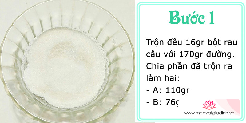 Cách làm rau câu cà phê sữa dừa thơm mát