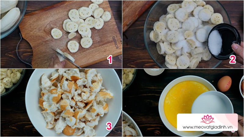 Cách làm bánh chuối nướng nước cốt dừa béo ngon ngọt