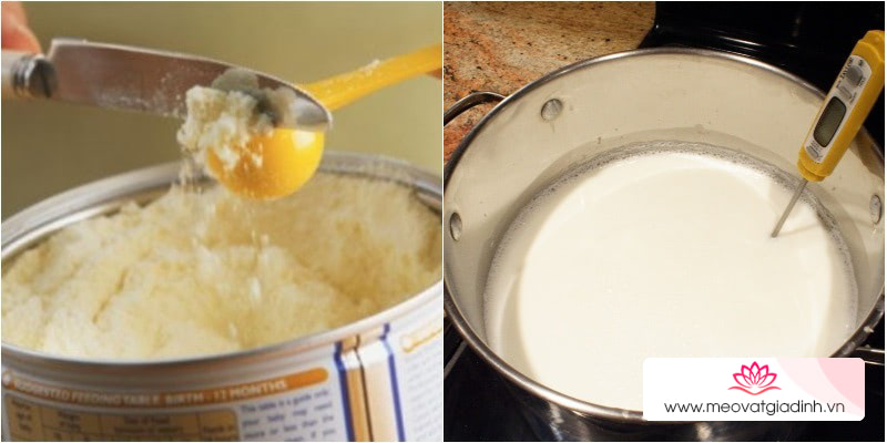 Cách làm sữa chua từ sữa công thức