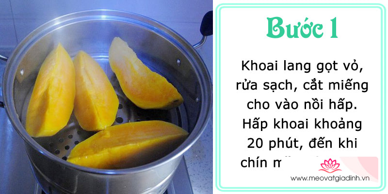 ăn gì hôm nay, bột nếp, công thức nấu ăn, đường, khoai lang, mè đen, cách làm bánh khoai lang mè đen độc đáo