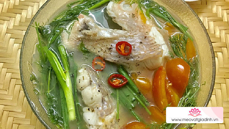 cà chua, cá diêu hồng, các món ăn từ cá, công thức nấu ăn, cách nấu canh cá điêu hồng cà chua ngon ngọt càng ăn càng mê