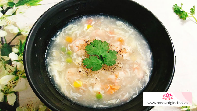 các món súp, công thức nấu ăn, súp, súp tôm, bổ sung năng lượng ngày mới với món súp tôm