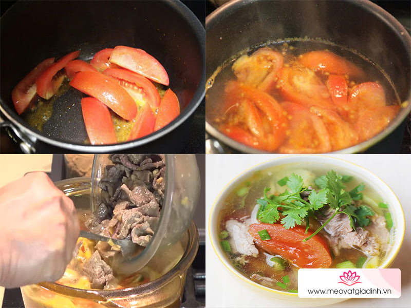 cà chua, các món canh, các món ngon từ cà chua, công thức nấu ăn, canh thịt bò cà chua, thịt bò, cách nấu canh thịt bò cà chua đơn giản, ngon mê ly