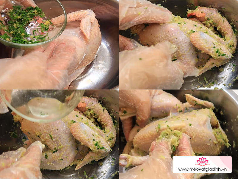 các món hấp, công thức nấu ăn, gà hấp muối, thịt gà, cách làm gà hấp muối, thịt gà thơm, mềm ngon hấp dẫn