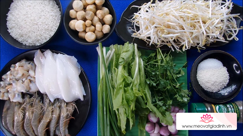 Cách nấu cháo hải sản thơm ngon bổ dưỡng cho cả gia đình