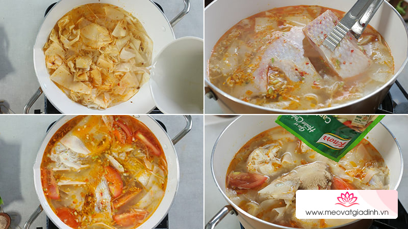 cá diêu hồng, các món canh, công thức nấu ăn, măng chua, cách nấu canh cá diêu hồng nấu măng chua ngon chuẩn bị cho bữa tối