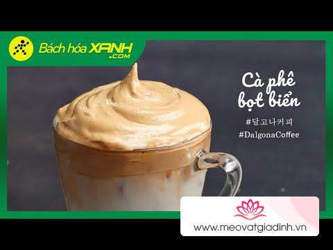 Cách làm cà phê Dalgona Hàn Quốc đang gây sốt cộng đồng mạng