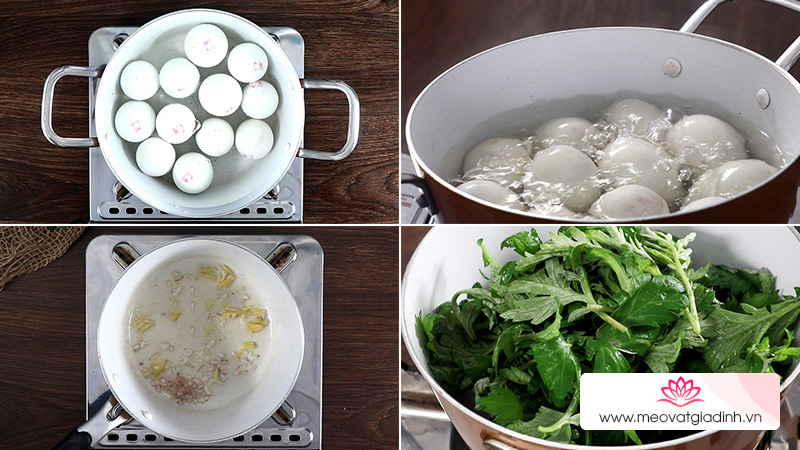 Cách làm trứng vịt lộn hầm ngải cứu giúp tăng cân cho người gầy lâu năm
