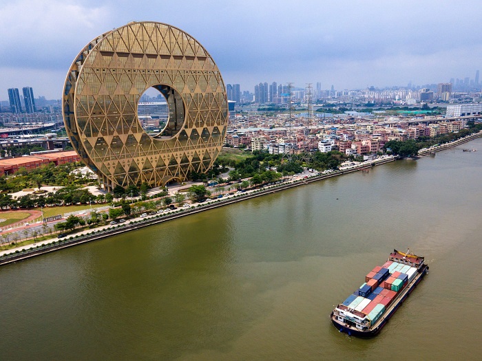 vòng tròn quảng châu guangzhou circle – tòa nhà mang hình đồng tiền xu độc đáo