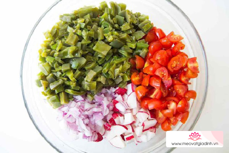 các món salad, công thức nấu ăn, salad xương rồng, xương rồng, cách làm salad xương rồng vừa thơm ngon lạ miệng mà còn lại cực tốt cho sức khỏe