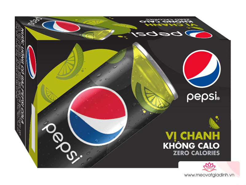 Pepsi ra mắt dòng sản phẩm Pepsi vị chanh mới, không calo, thích hợp cho người ăn kiêng