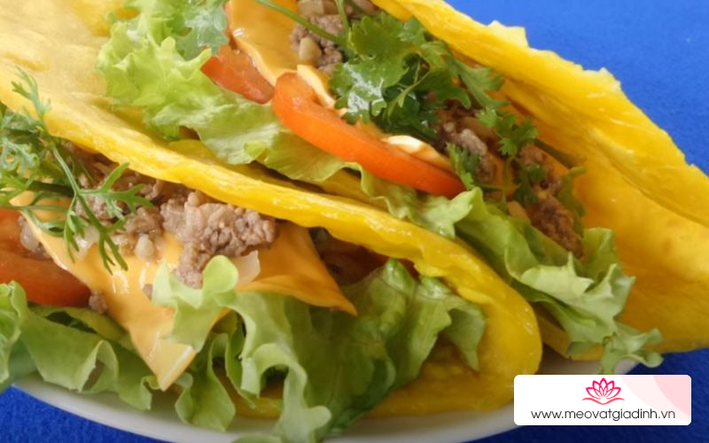 bánh tacos, các món bánh, công thức nấu ăn, tacos là gì? cách làm bánh tacos đơn giản tại nhà
