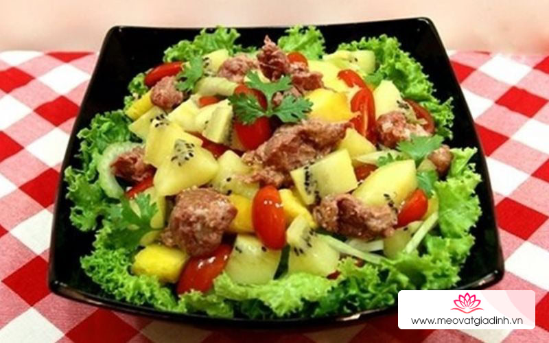 các món ngon từ kiwi, các món salad, công thức nấu ăn, kiwi, salad kiwi, 3 công thức làm salad kiwi vừa ngon lại cực bổ dưỡng cho bữa sáng