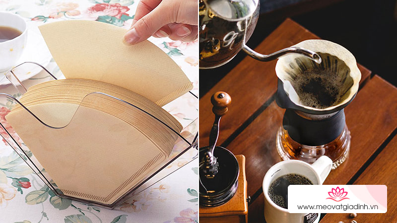 Cách pha cà phê bằng giấy lọc đơn giản tại nhà