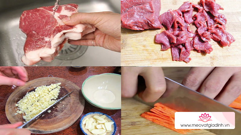Cách làm thịt bò xào nấm kim châm ngon miệng, hấp dẫn, không bị dai