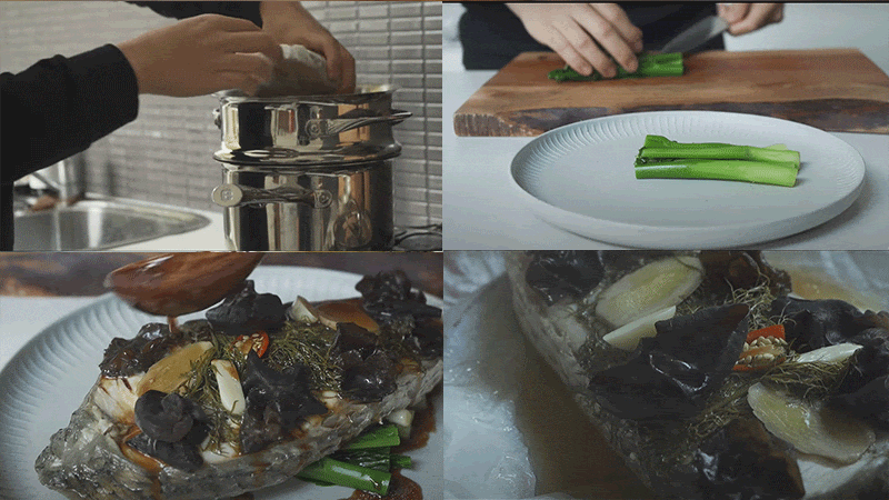 cá chẽm, cá chẽm hấp xì dầu, các món hấp, công thức nấu ăn, cách làm cá chẽm hấp xì dầu ngon ngọt đúng điệu như nhà hàng