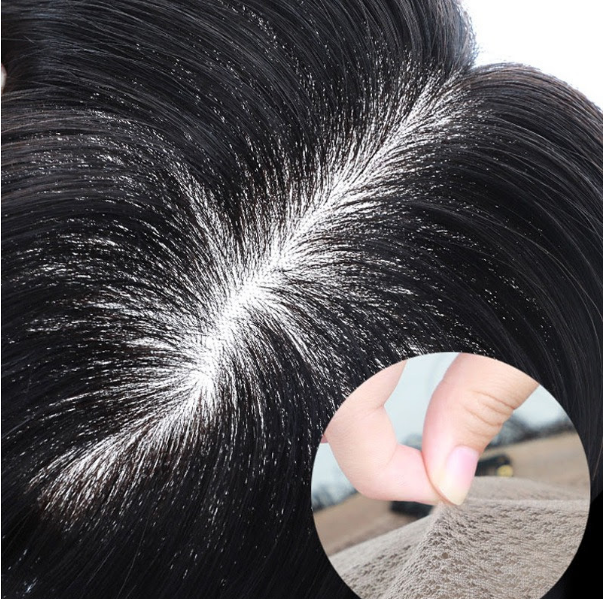 tóc giả nguyên đầu, tóc giả nguyên đầu cao cấp siêu da 5s làm bằng 100% tóc thật