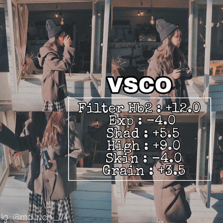 tips chỉnh ảnh, tổng hợp 1001 công thức chỉnh màu từ vsco đình đám nhất