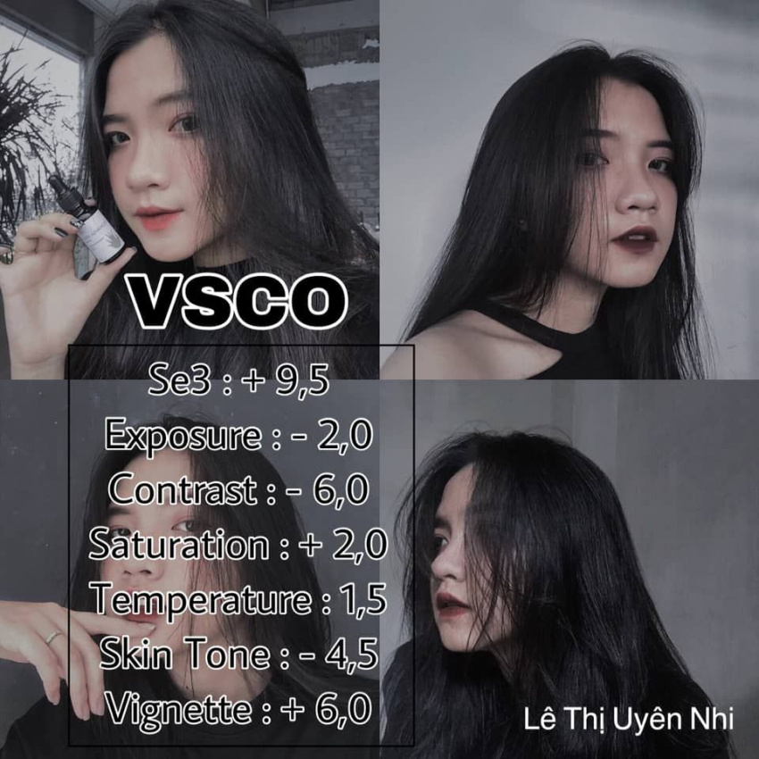 tips chỉnh ảnh, tổng hợp 1001 công thức chỉnh màu từ vsco đình đám nhất