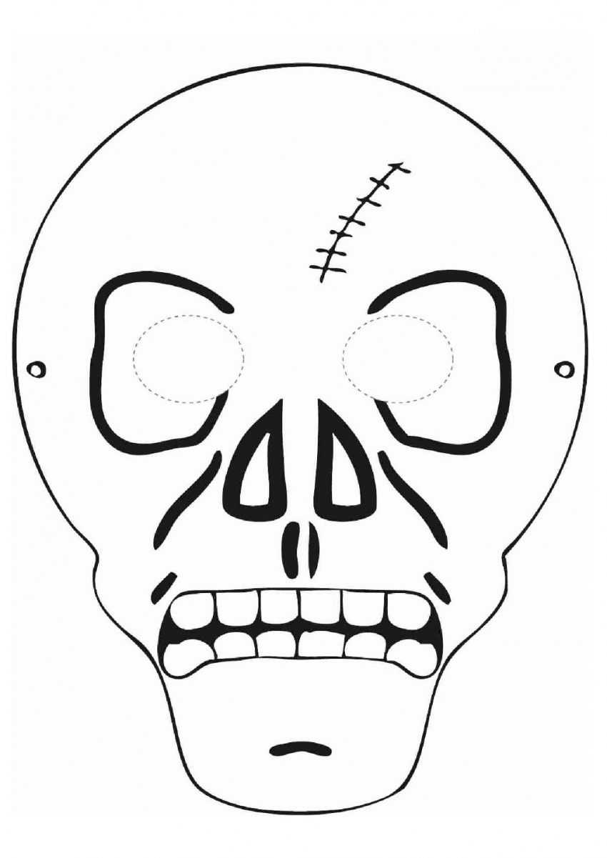 Cách làm mặt nạ Halloween kinh dị bằng giấy đẹp nhất 2023