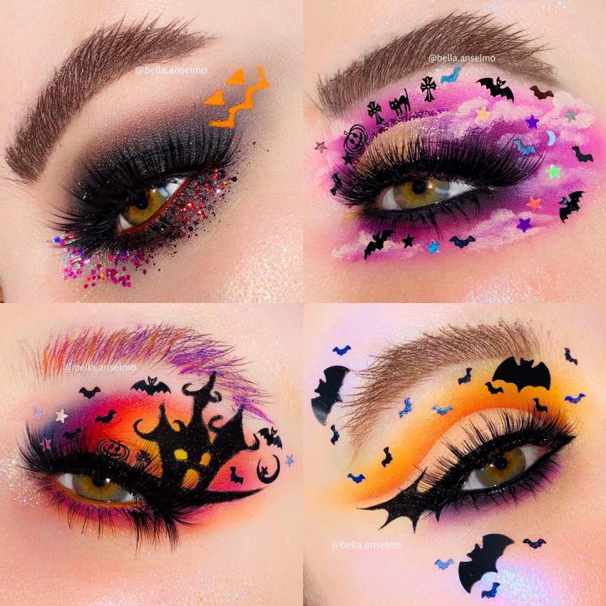 halloween, hướng dẫn vẽ mặt halloween đơn giản cực ấn tượng