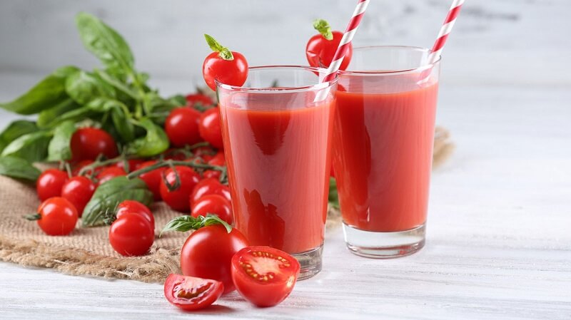 top 5 công thức nước ép cà chua giảm mỡ bụng nhanh chóng nhất!