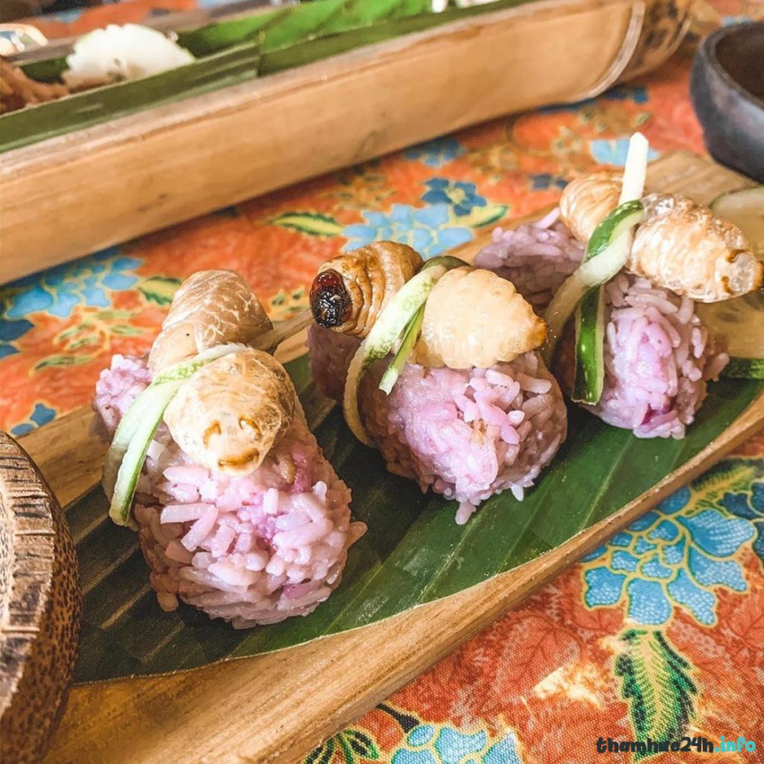 review khám phá món sushi đuông dừa kỳ lạ ở malaysia