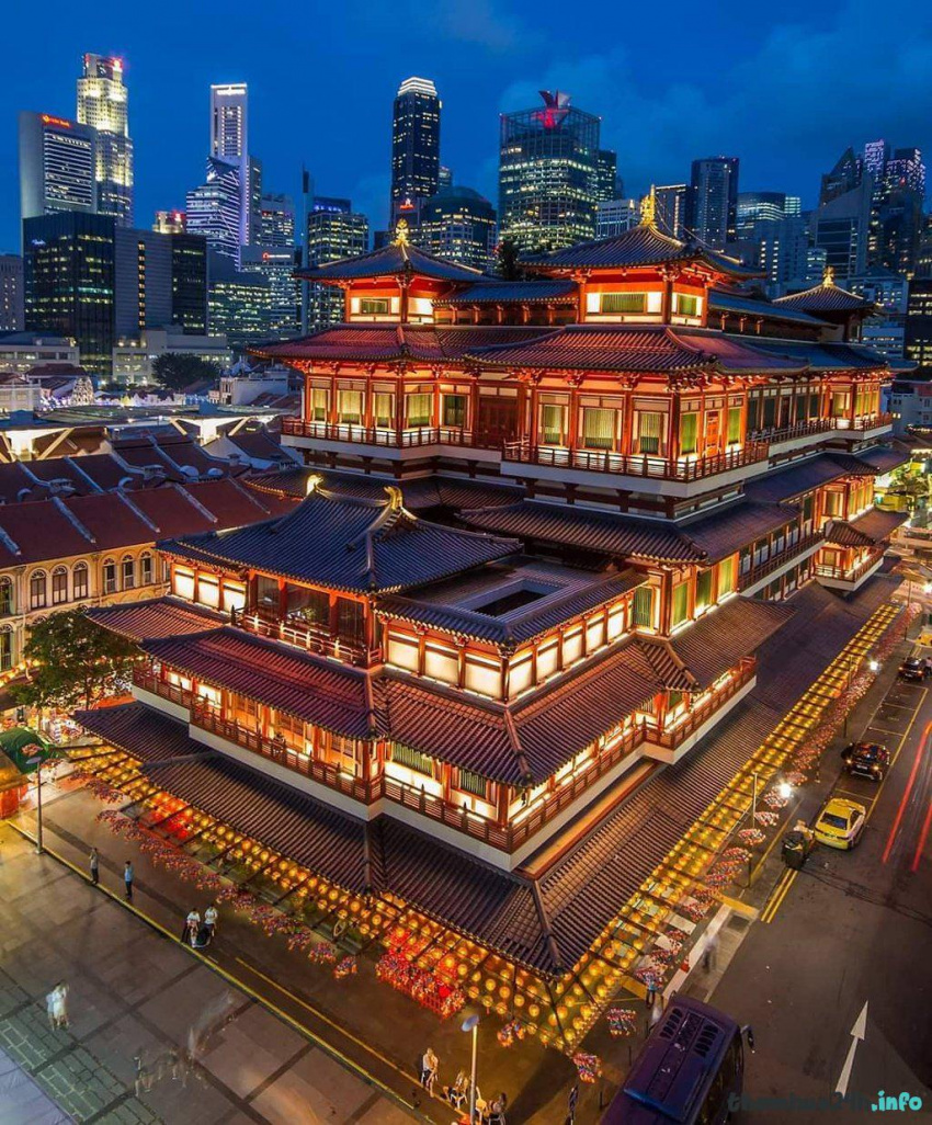 review ngôi chùa 46 triệu usd ở singapore