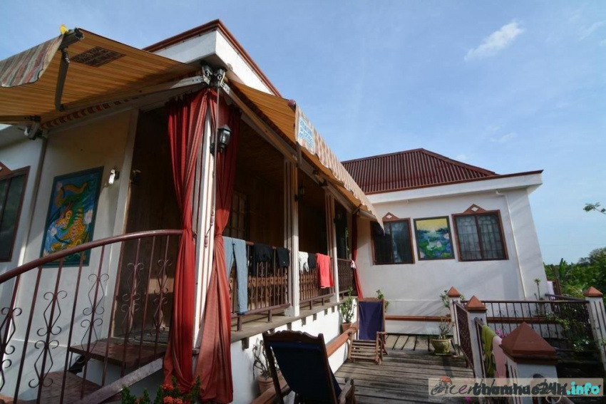 review happy familly guesthouse: homestay nhà lá mát mẻ ở vĩnh long