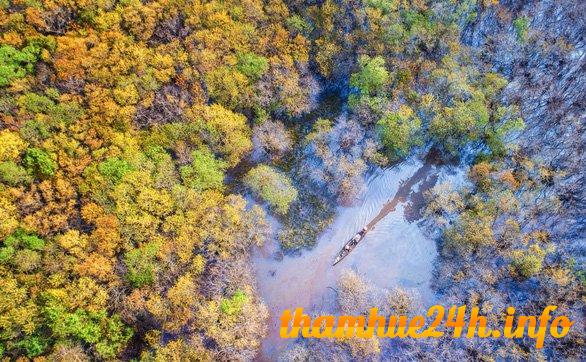 review điểm du lịch mới nổi ở huế: rừng rú chá qua góc ảnh flycam