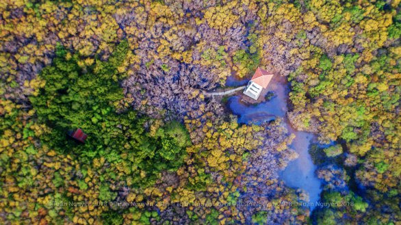 điểm du lịch mới nổi ở huế: rừng rú chá qua góc ảnh flycam